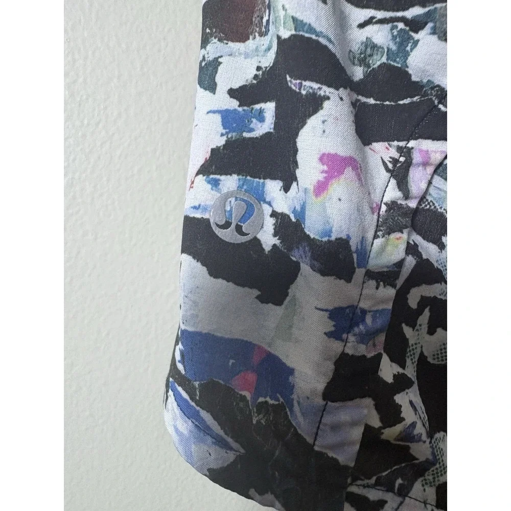 Lululemon Speed Up Shorts Lined Running Shorts  Multi Color Colorful Size 6